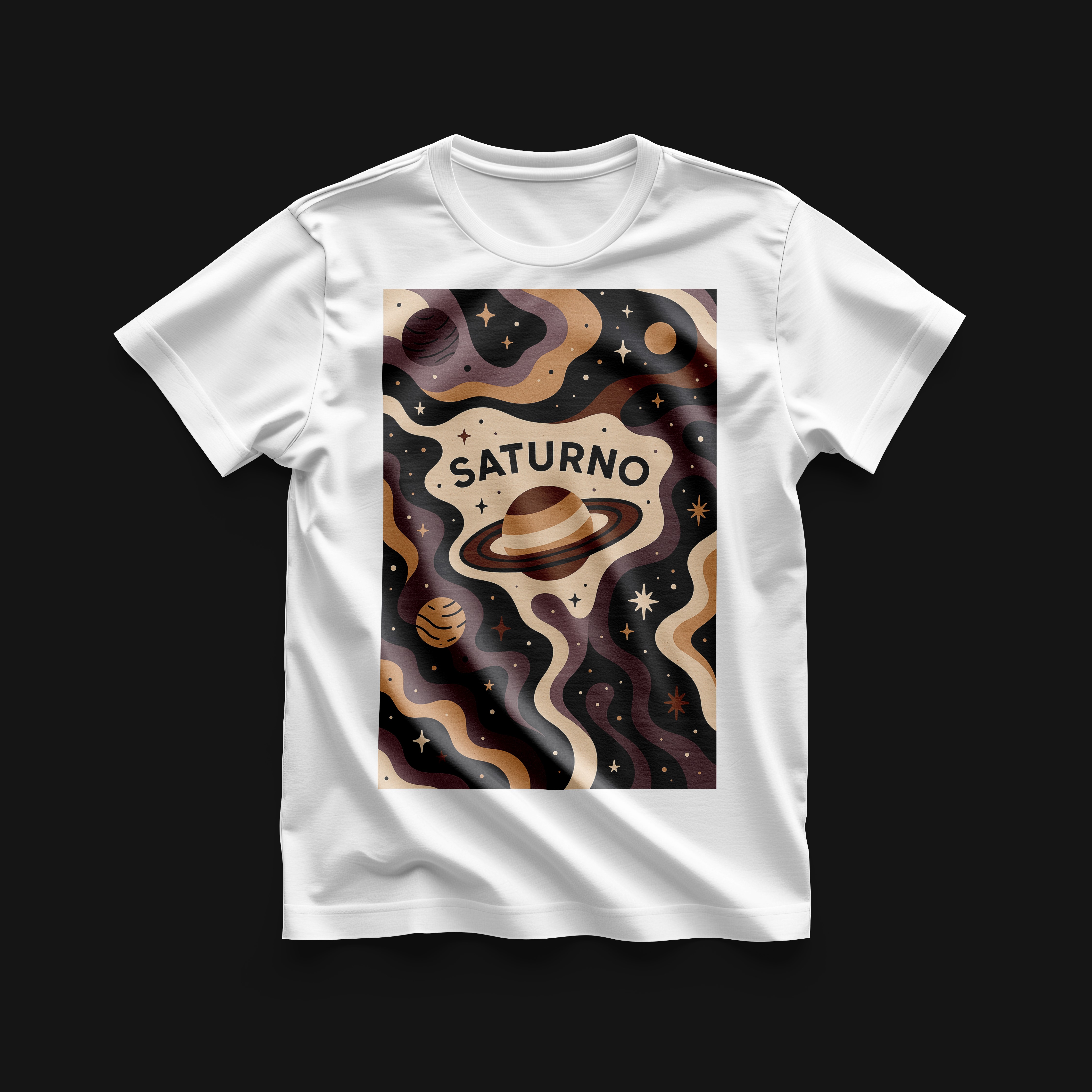 Remera Saturnino White